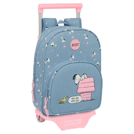 Safta Snoopy Peanuts 34cm Trolley Backpack
