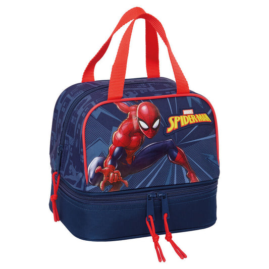 Safta Saco Lancheira Térmica Spiderman Marvel