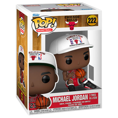 Funko POP! Baloncesto NBA Chicago Bulls Michael Jordan (3 veces seguidas) #222