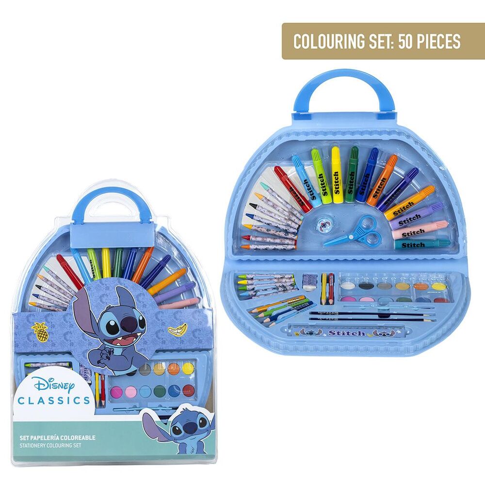 Cerdá Set Papelería Stitch Disney 50 pzas