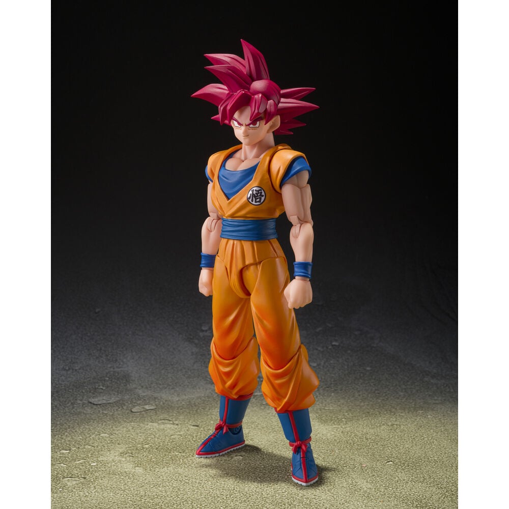 Tamashii Nations Figura S.H.Figuarts Super Saiyan God Son Goku God Aura Dragon Ball Super 14,5cm