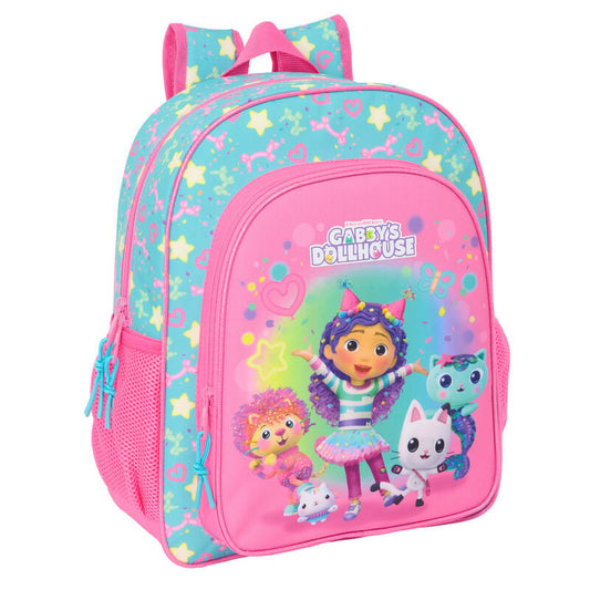 Safta Mochila Confetti Gabby 38cm Adaptável