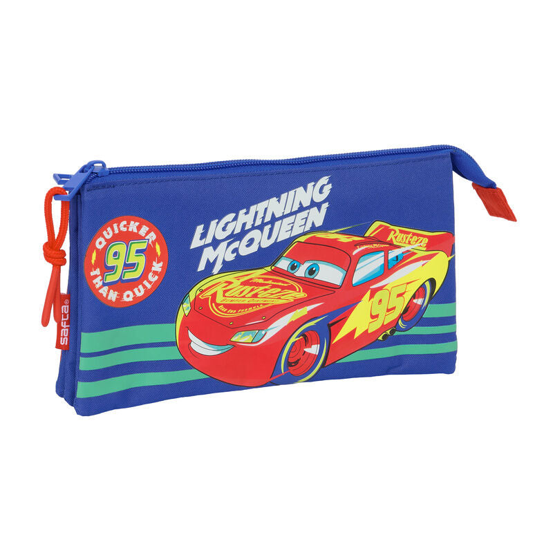 Safta Estojo Multiusos Cars Disney Pixar Triplo