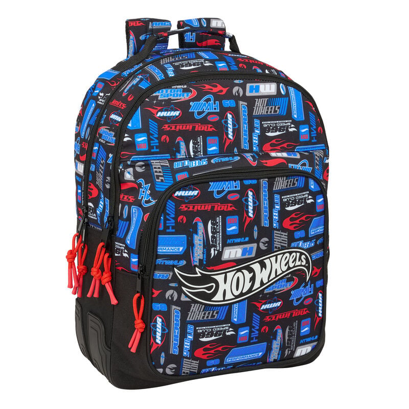 Safta Mochila Hot Wheels 42cm Adaptável
