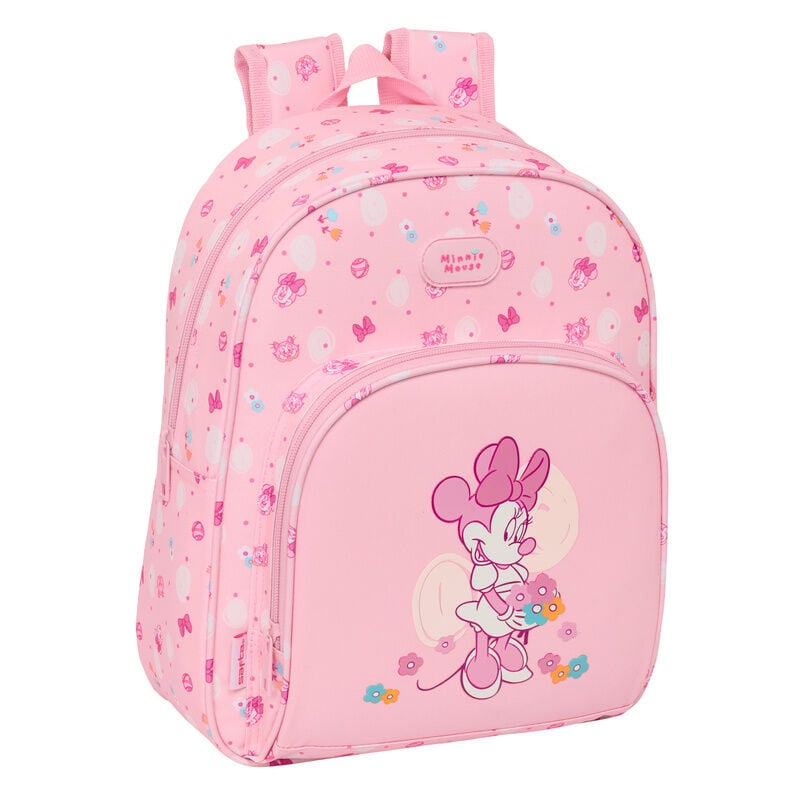 Safta Mochila Baby Minnie Disney 34cm Adaptável