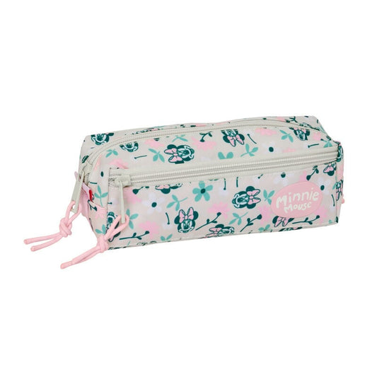 Safta Minty Minnie Disney Triple Multi-purpose Pencil Case