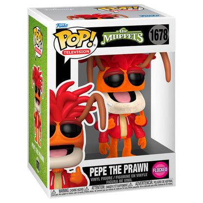 Funko POP! Television Disney Los Muppets Pepe The Prawn #1678 Aterciopelado