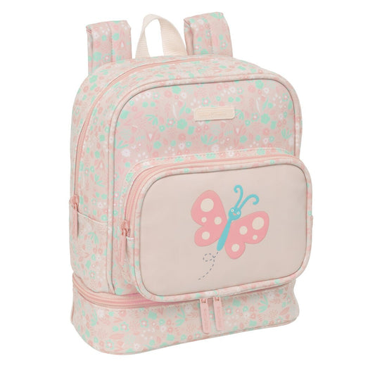 Safta Mochila Lancheira Térmica Mariposa