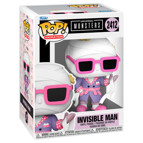 * PRÉ-RESERVA * Funko POP! Movies Universal Monsters Invisible Man #2412