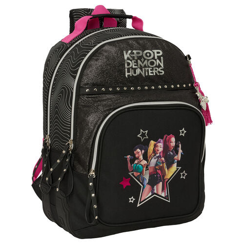 Safta Mochila Energy Kpop Demon Hunters adaptável 42cm