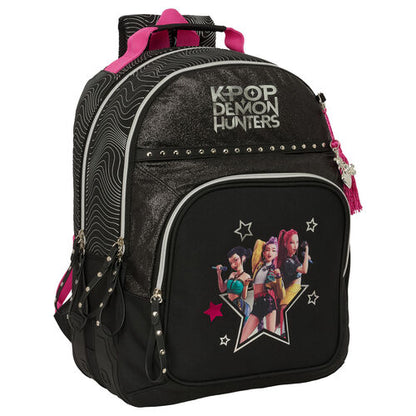Safta Mochila Energy Kpop Demon Hunters adaptável 42cm