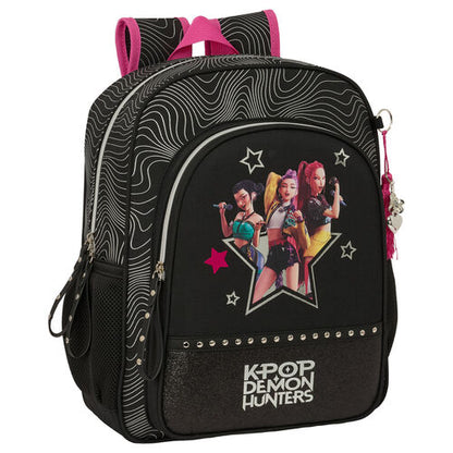 Safta Mochila Energy Kpop Demon Hunters adaptável 38cm