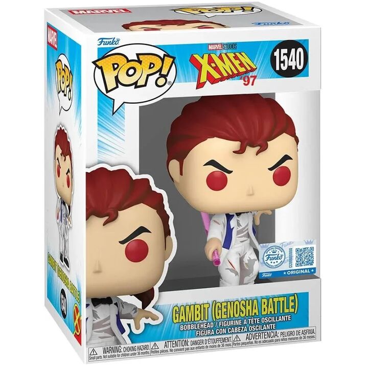 Funko POP! Marvel X-Men '97 Gambit Genosha Battle #1540 Exclusive