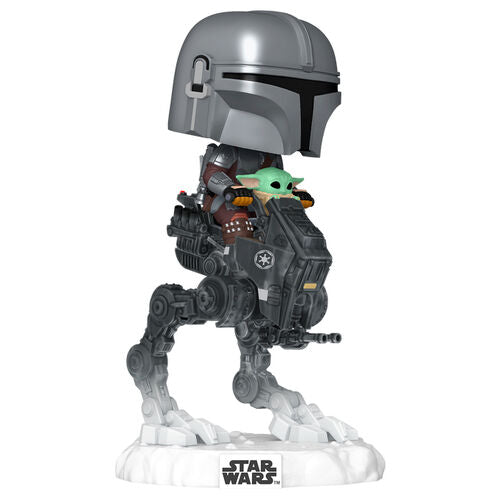 Funko POP! Rides Star Wars The Mandalorian with Grogu in Imperial AT-RT #837