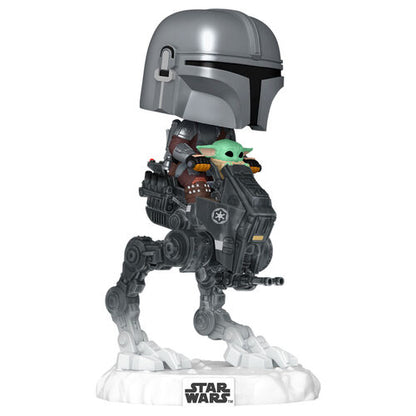 Funko POP! Rides Star Wars The Mandalorian with Grogu in Imperial AT-RT #837