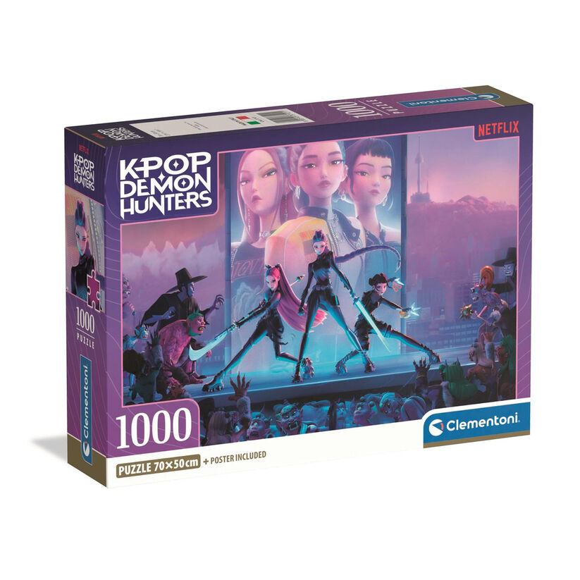 Clementoni Puzzle Kpop Demon Hunters 1000peças