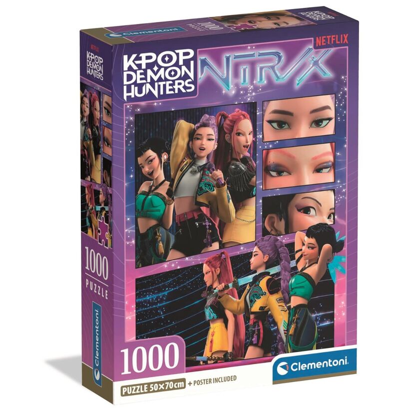 Clementoni Puzzle 2 CB Kpop Demon Hunters 1000 peças