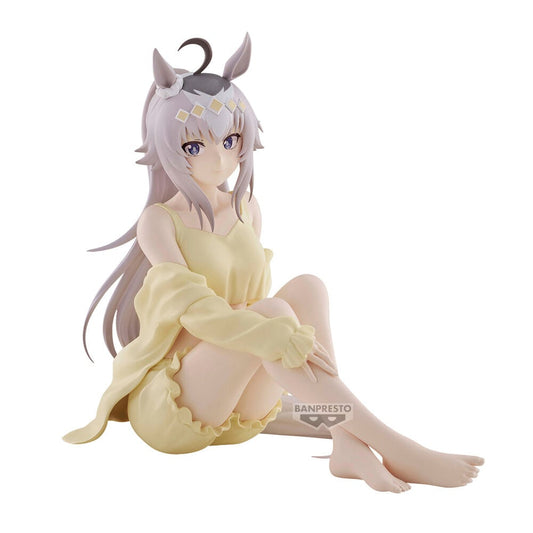 Banpresto Figura Oguri Cap Relax time Umamusume Cinderella Gray 14cm