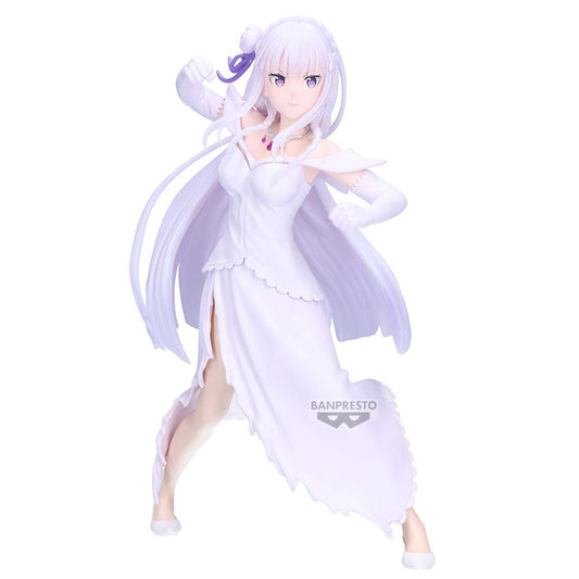 Banpresto Figura Emilia Espresto Excite Motions Re Zero 22cm