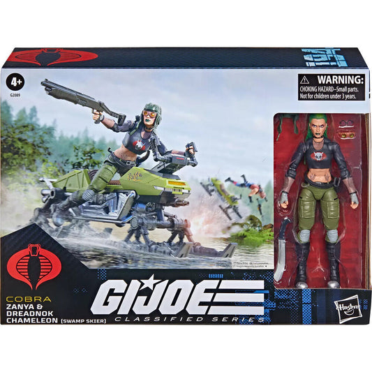 Hasbro Figura Zanya and Dreadnok Chameleon Classified Series Cobra G.I. Joe 15cm
