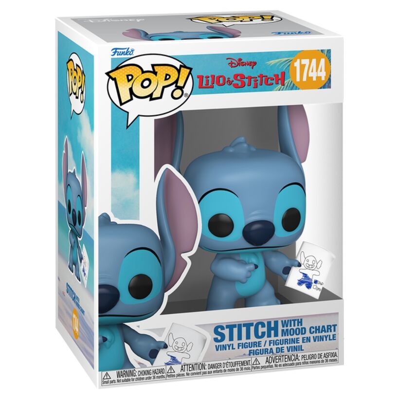 Funko POP! Disney Lilo & Stitch Stitch with Mood Chart #1744