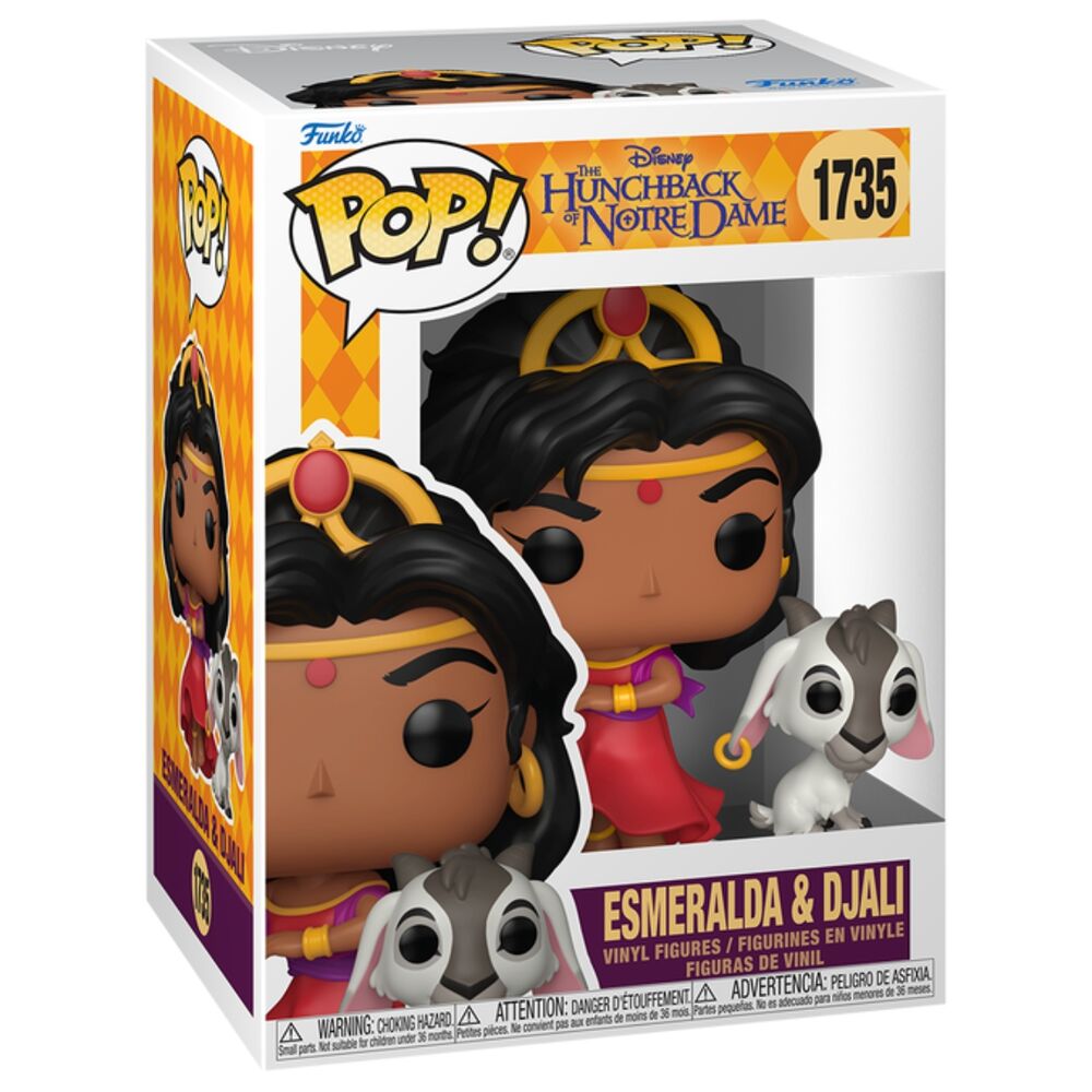 * PRÉ-RESERVA * Funko POP! Disney The Hunchback of Notre Dame Esmeralda & Djali #1735