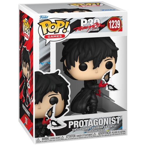 * PRÉ-RESERVA * Funko POP! Games Persona 30th Anniversary Persona 5 Protagonist (Ren) #1239
