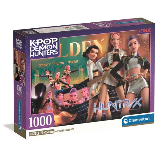 Clementoni Puzzle 3 CB Kpop Demon Hunters 1000 peças
