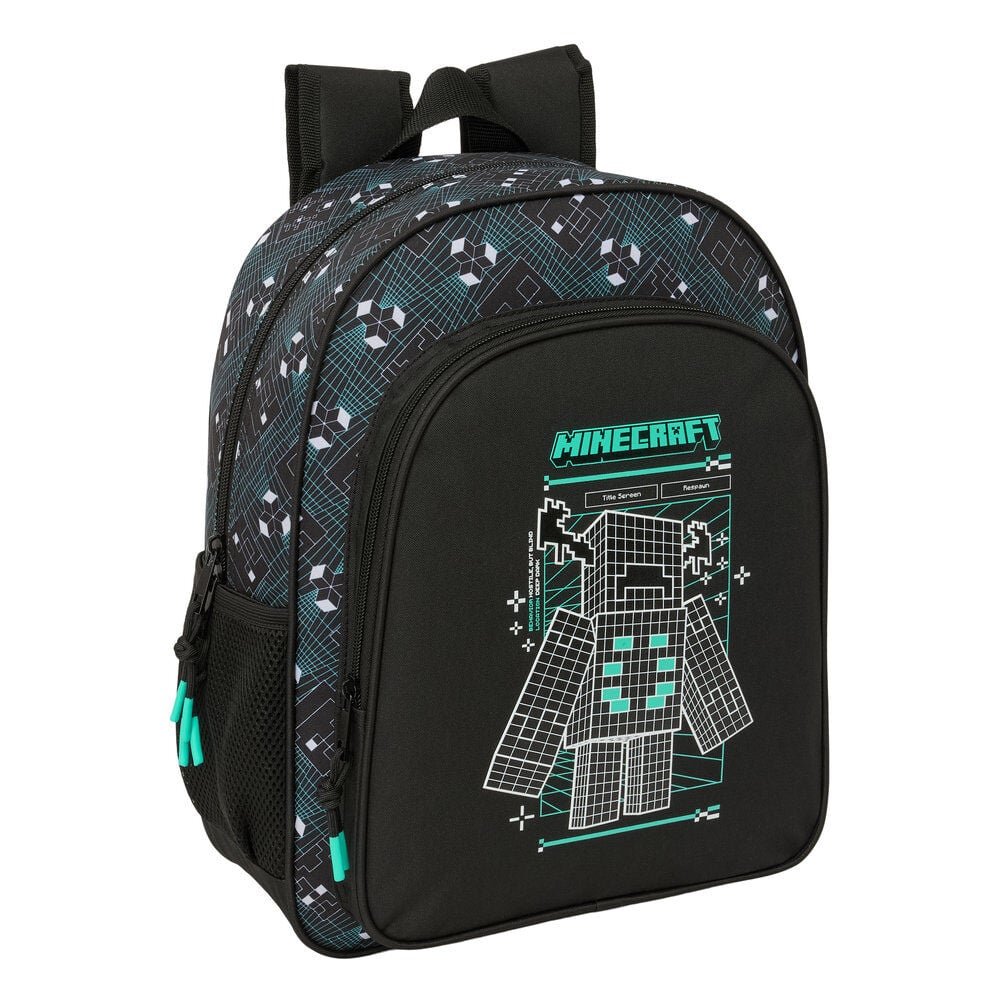 Safta Mochila Screen Minecraft 38cm Adaptável