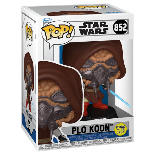 * PRE-ORDER * Funko POP! Star Wars Plo Koon #852 GITD