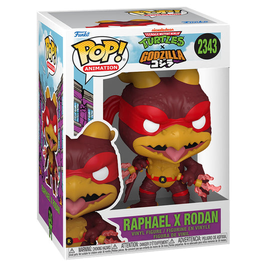 * PRE-ORDER * Funko POP! Animation Teenage Mutant Ninja Turtles X Godzilla Raphael X Rodan #2343