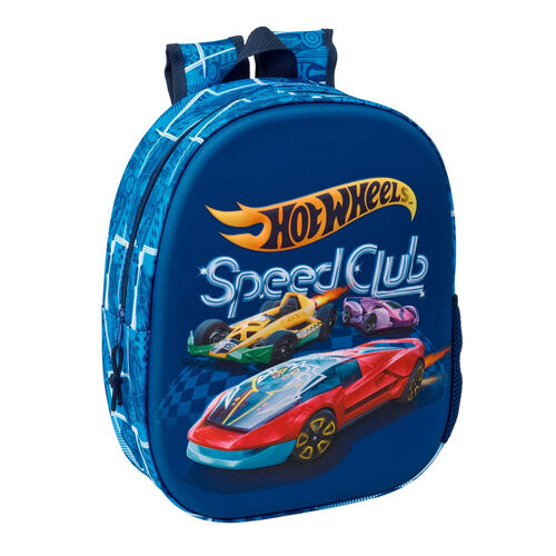 Safta Mochila 3D Hot Wheels 33cm