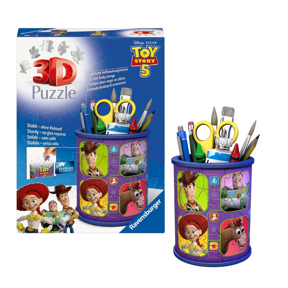 Ravensburger Puzzle 3D Porta-Lápis Toy Story Disney 54 peças