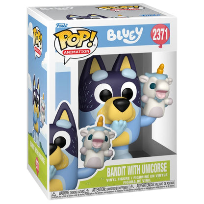 * PRÉ-RESERVA * Funko POP! Animation Bluey Bandit with Unicorse #2371