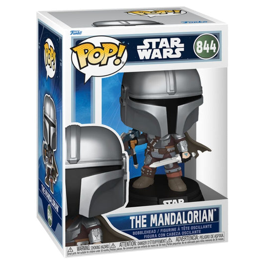 Funko POP! Star Wars Mandalorian & Grogu The Mandalorian (Dual Wield) #844