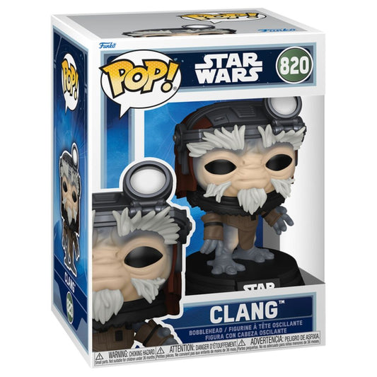 Funko POP! Star Wars Mandalorian & Grogu Clang #820