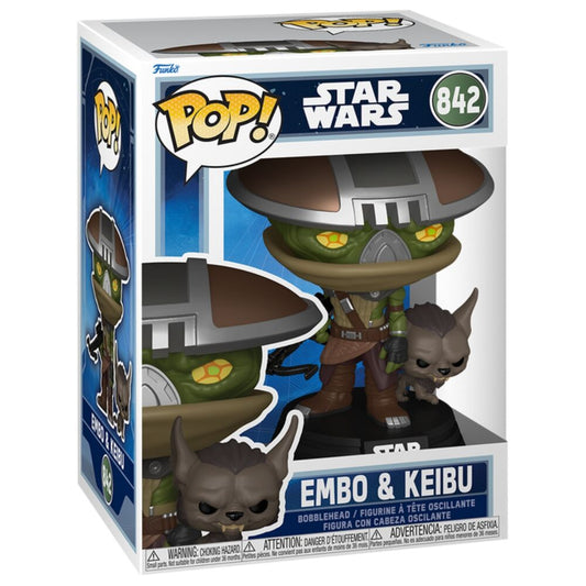Funko POP! Star Wars Mandalorian & Grogu Embo & Keibu #842