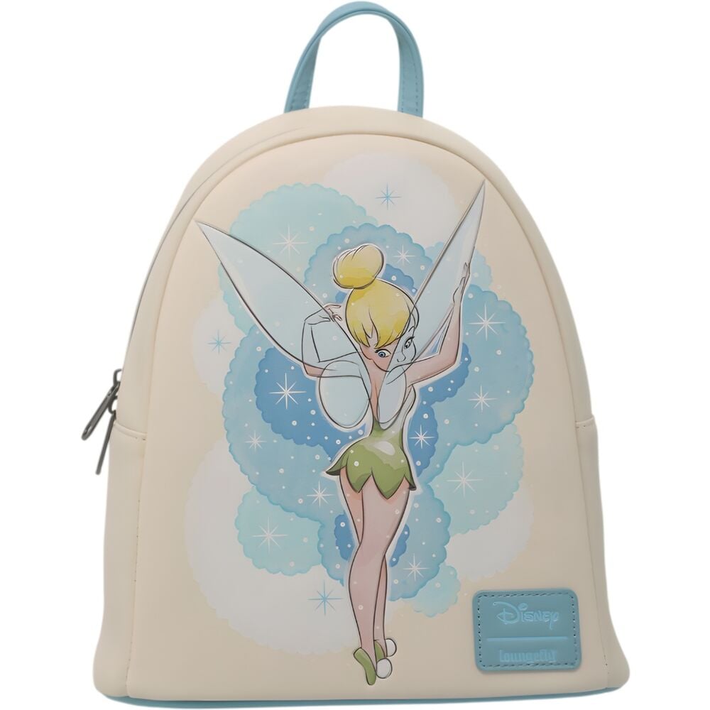 Loungefly Mochila Tinker Deboss Sininho Disney Loungefly 26cm