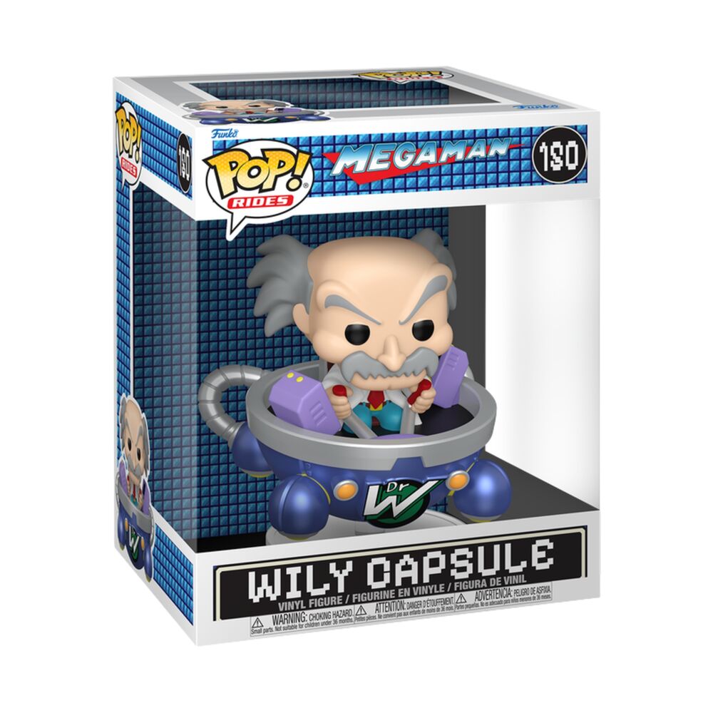 * PRÉ-RESERVA * Funko POP! Rides Games Megaman Wily Capsule #180