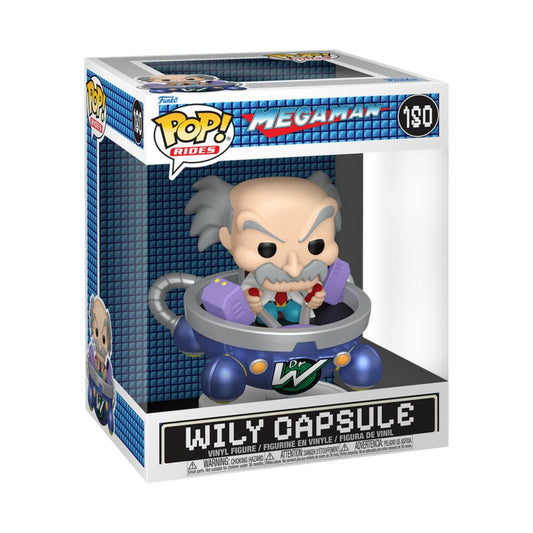 * PRÉ-RESERVA * Funko POP! Rides Games Megaman Wily Capsule #180