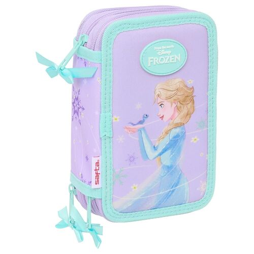 Safta Estojo Spirit Frozen Disney triplo 37pzs