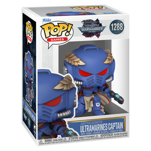 Funko POP! Games War Hammer 40000 Total War Ultramarines Captain #1288