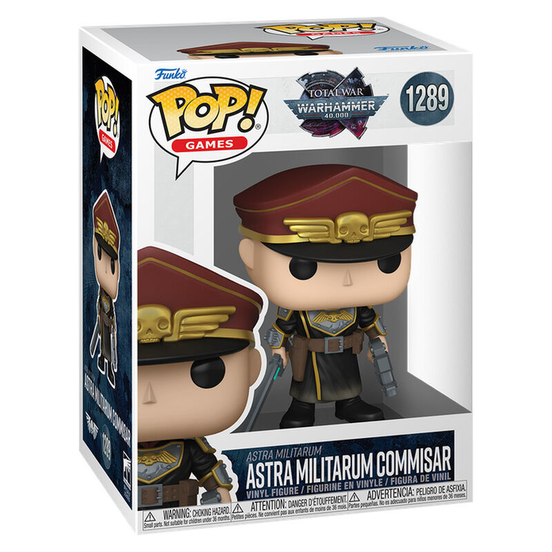 Funko POP! Games War Hammer 40000 Total War Astra Militarium Commisar #1289
