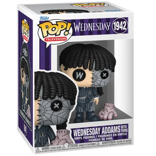 Funko POP! Television Wednesday Patchwork Wednesday with Thing #1942