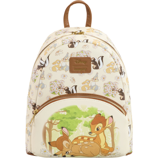 Loungefly Mochila Bambi Friends Disney Loungefly 26cm
