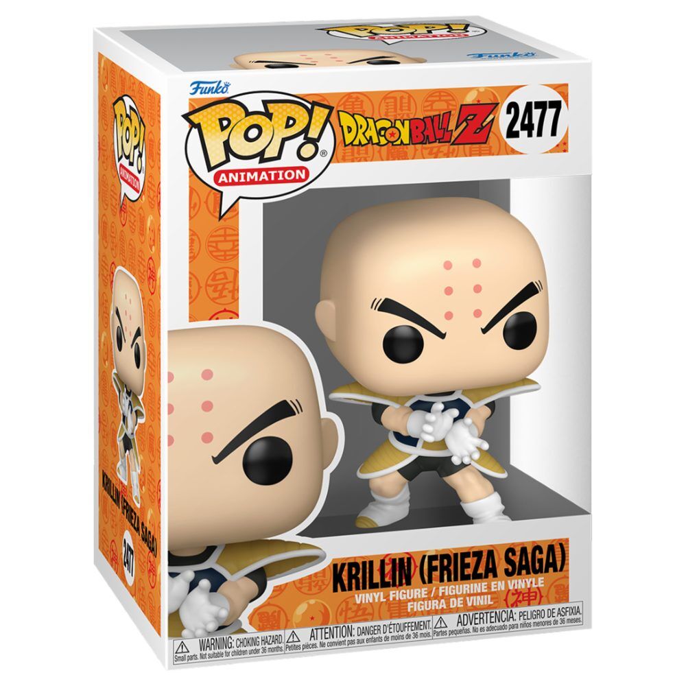 * PRÉ-RESERVA * Funko POP! Animation Dragon Ball Z Krillin (Frieza Saga) #2477