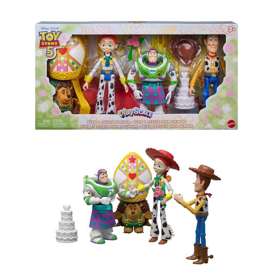 Mattel Conjunto de 4 Figuras Toy Story 5 Disney Pixar