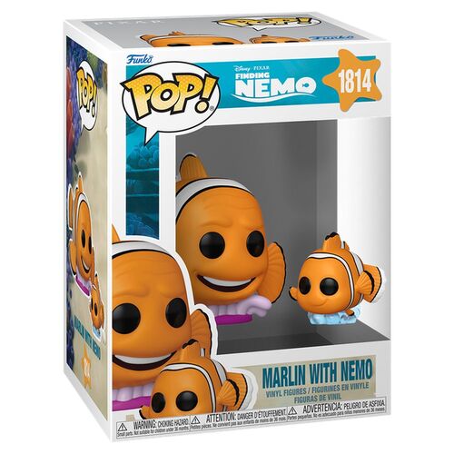 * PRÉ-RESERVA * Funko POP! Disney Pixar Finding Nemo Marlin with Nemo #1814
