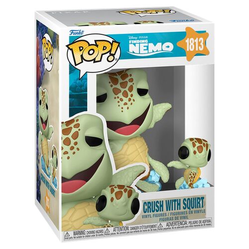* PRÉ-RESERVA * Funko POP! Disney Pixar Finding Nemo Crush with Squirt #1813