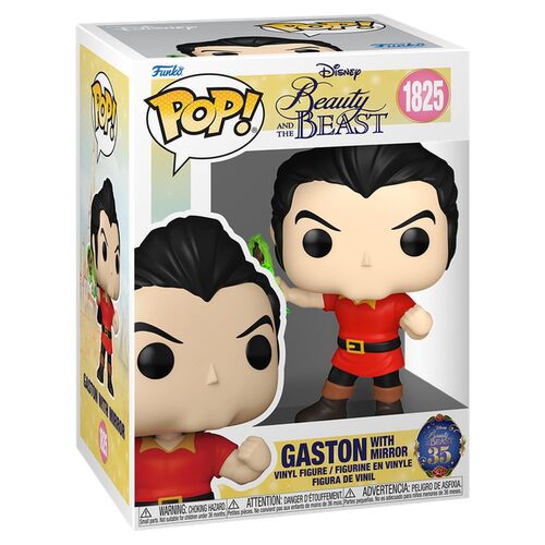 * PRÉ-RESERVA * Funko POP! Disney Beauty and the Beast Gaston with Mirror #1825